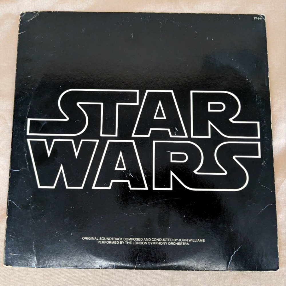 Vtg 1977 STAR WARS Album w/ 2 LPs (no poster)